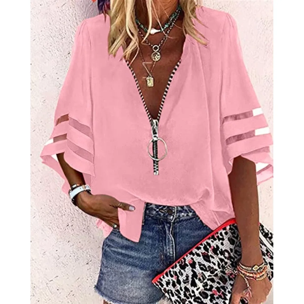 Blusa Feminina Manga 3/4